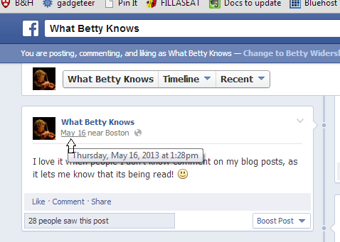 Finding The URL Of A Facebook Post | What Betty Knows