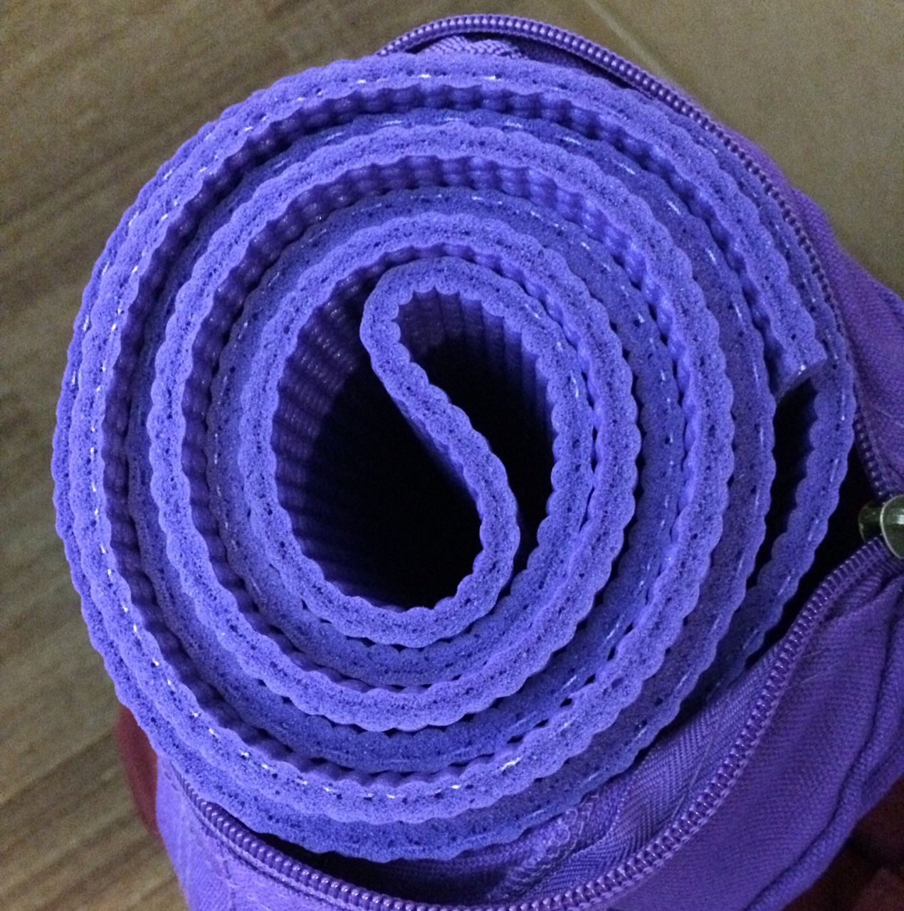 what side of yoga mat to use